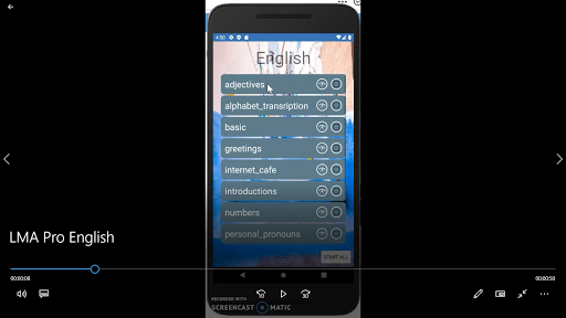 Learn Moroccan Arabic Pro Screen 2