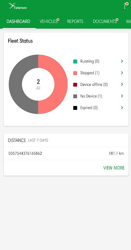 Telenav - Fleet Management Screen 2