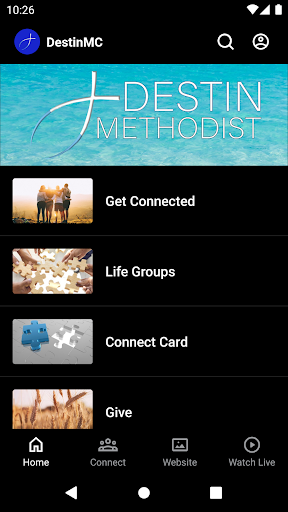 Android application Destin Methodist screenshort