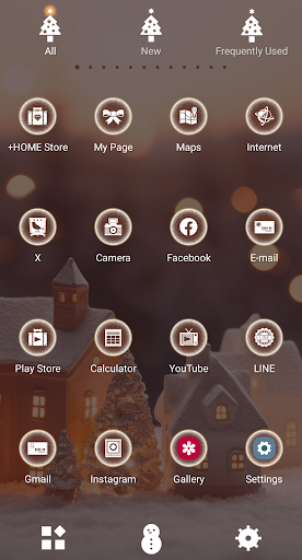Charming White Xmas Theme Screen 3