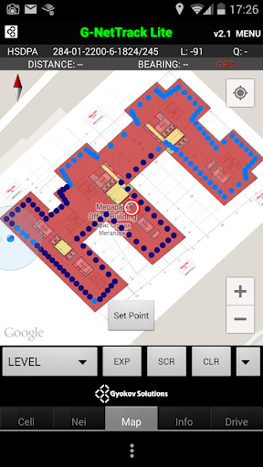 Screenshot of G-NetTrack Lite