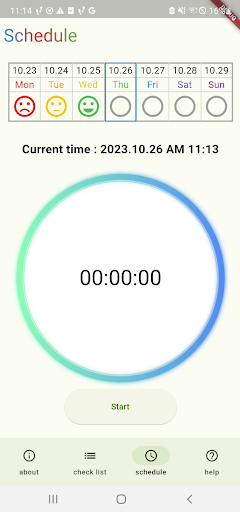 Android application Intermittent Fasting screenshort