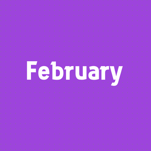 February Wallpaper logo