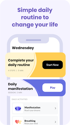 Android application 5-Minute Miracle screenshort