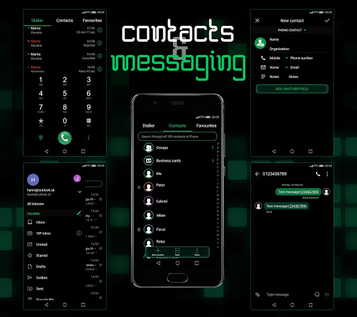 [EMUI5/8/9]MosaicGreen Theme Screen 3