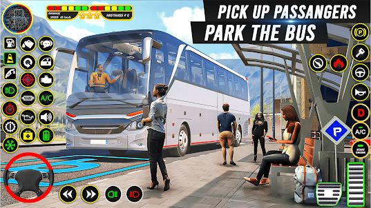 Coach Bus Driving Sim Games