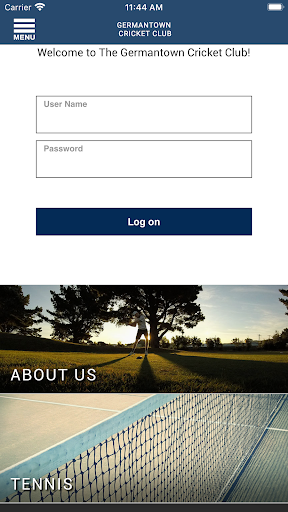 Android application Germantown Cricket Club screenshort