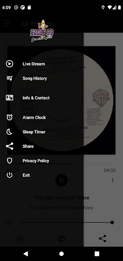 The Eagle 99 App Screen 3