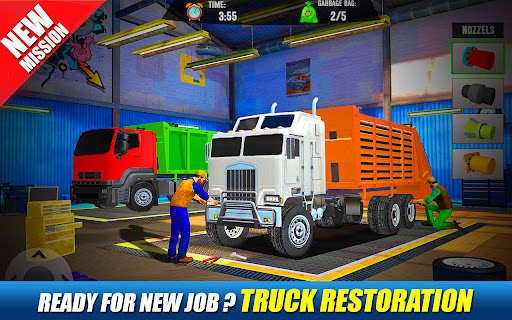 Garbage Truck Driving Games  screenshots 2