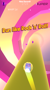 Warp and Roll : Space Tube Run