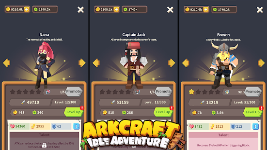 Arkcraft - Idle Adventure Screenshot