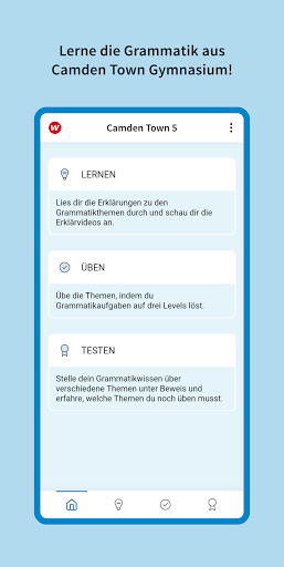 Android application Camden Town Grammatiktrainer screenshort