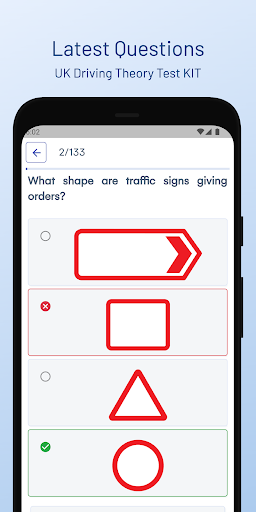 Android application UK Driving Theory Test KIT Car screenshort