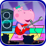 Cover Image of Download Queen Party Hippo: Music Games  APK