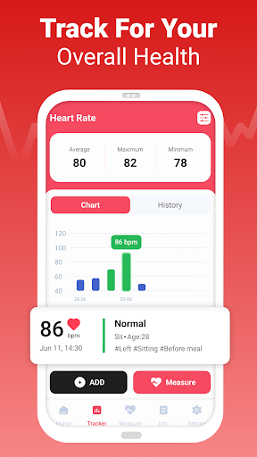 Heart Rate Monitor & BP Report Screen 3