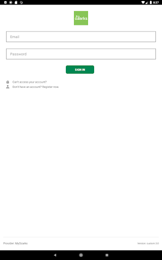 Screenshot of MyOzarks
