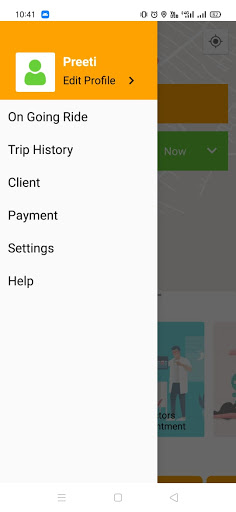 Android application HumbleRide screenshort
