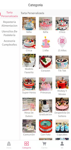 Pastelería Diseño Screen 2