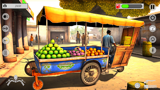 Real Tuk Tuk Rickshaw Game 3D