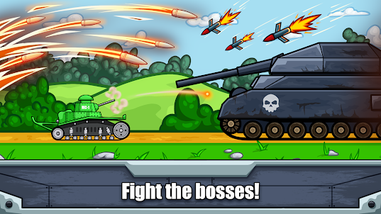Tank Battle 2D: War and Heroes