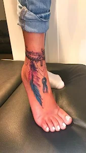 Designs de tatuagem do pé