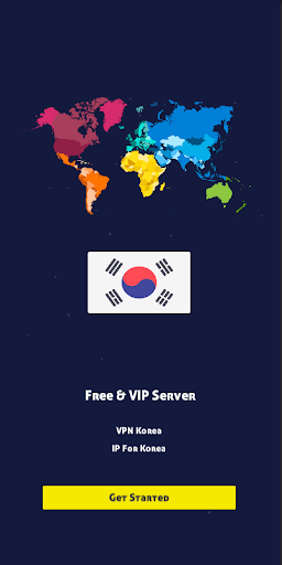 Android application VPN Korea - IP for Korea screenshort