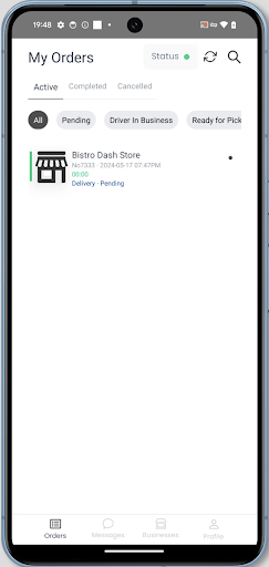 Bistro Dash Business Screen 3
