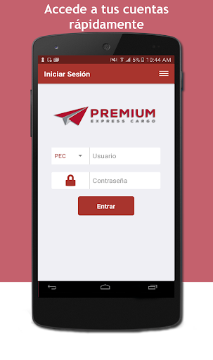 Android application Premium Express Cargo screenshort