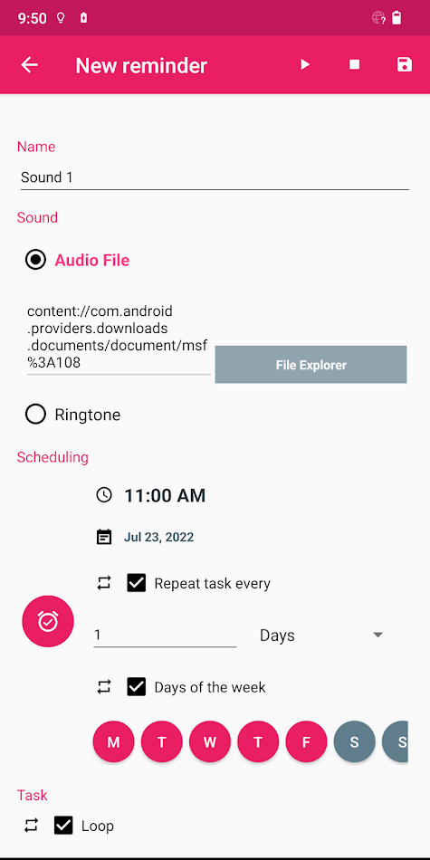 #2. Sound Scheduler (Android) 由: Argon Dev