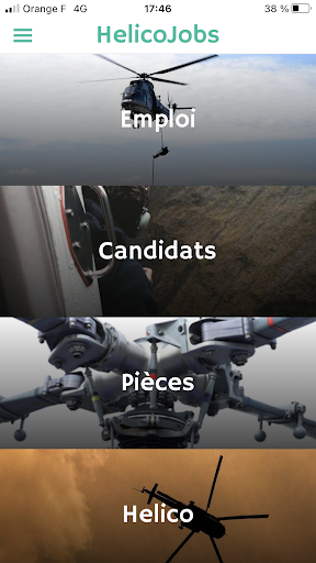 Android application HelicoJobs screenshort