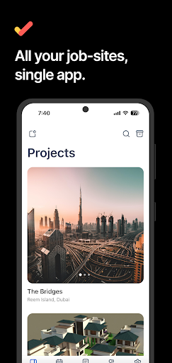 Android application ProgressCenter screenshort