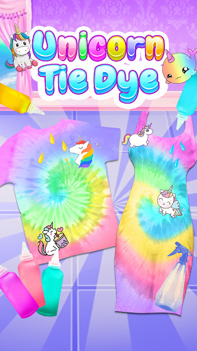Android application Unicorn Tie Dye screenshort