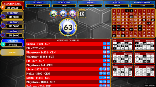 Bingo Inter Prêmios screenshot