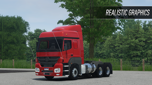 Map Truck – Mobile Truck Games with Realistic Forest and Roads Apk 2025 poster