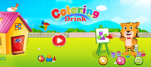 Android application Drink Coloring: ASMR Colors screenshort