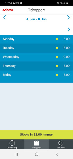 AdeccoTime Screen 2