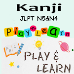 Cover Image of Baixar JLPT Kanji N5&N4 Play&Learn  APK