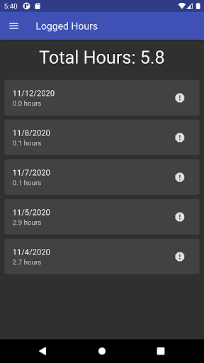 Ranger Robotics Attendance Screen 3