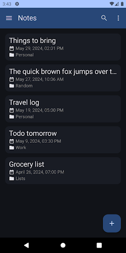 Cc Notes - Simple Notepad