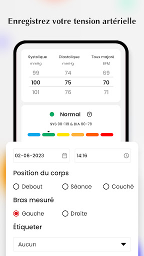 Aperçu de l'application