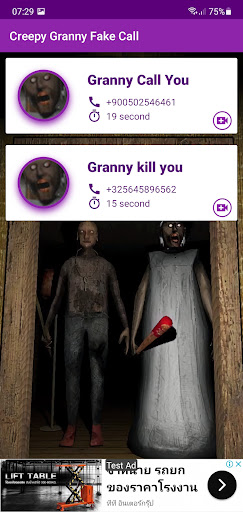 Granny Fake Call Granny Prank Screen 2