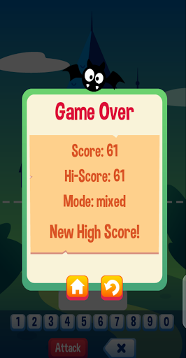 Android application Maths game screenshort