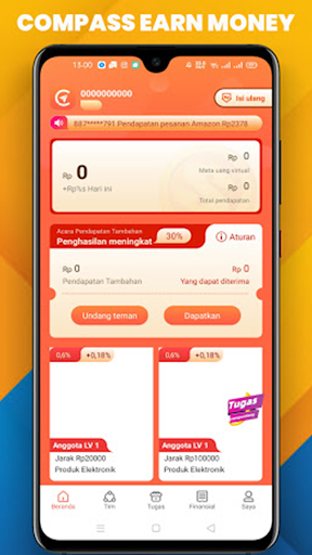 Compass Earn Money Panduan