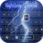Cover Image of Baixar Tema de teclado Lightingstorm 46.0 APK