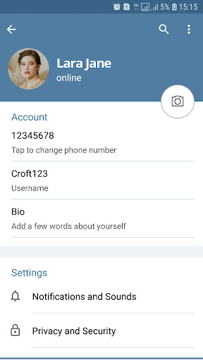 Screenshot of Telefun Fake chat maker Prank