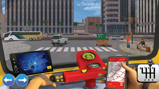 Android application City TukTuk Auto Rickshaw Game screenshort