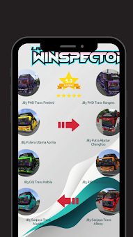 LIVERY bussid winspector 2025 screenshot 3