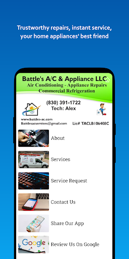 Android application BattlesAC screenshort