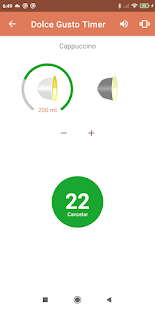 Dolce Gusto Timer Varies with device APK screenshots 2