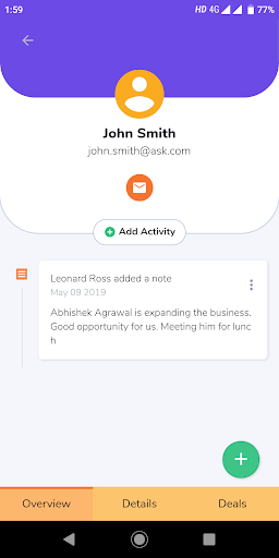 CompanyHub CRM Screen 2
